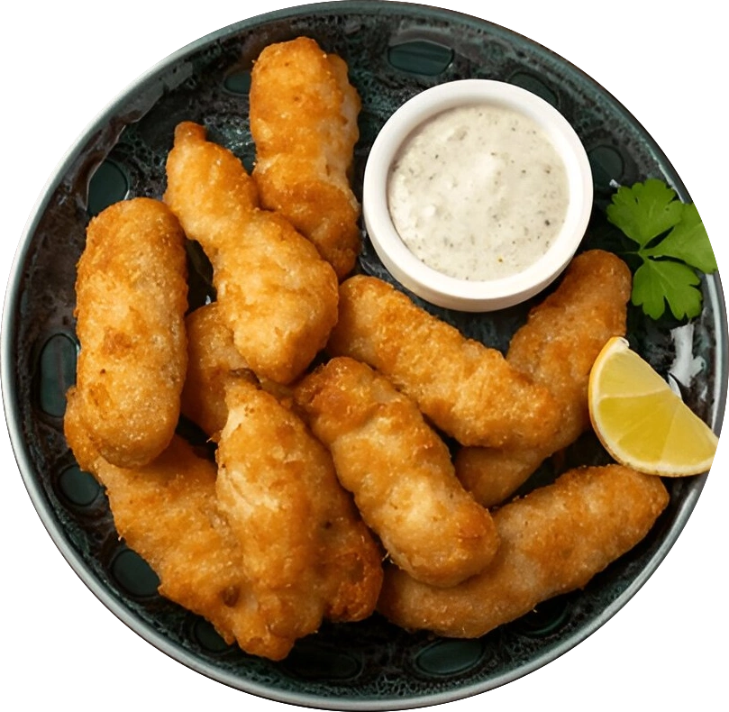 Fish Finger (5 pcs) - Breaded Fish Strips